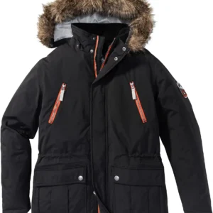Parka d’hiver déperlante à capuche amovible